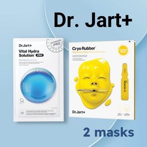 🆕📦*BNIB* DR JART+ | 2️⃣masks| Duo Vital Hydra Solution and Cryo Rubber Mask